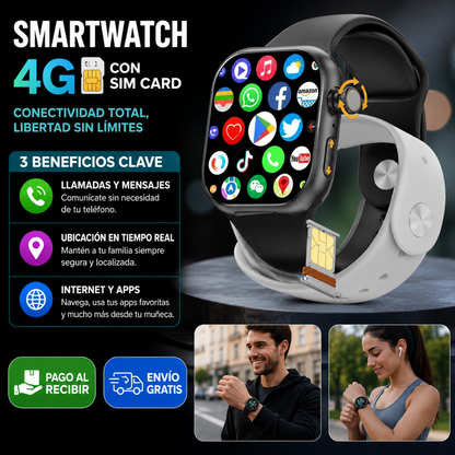 Pack Smartwatch CD20 con ranura SIM para llamadas independientes