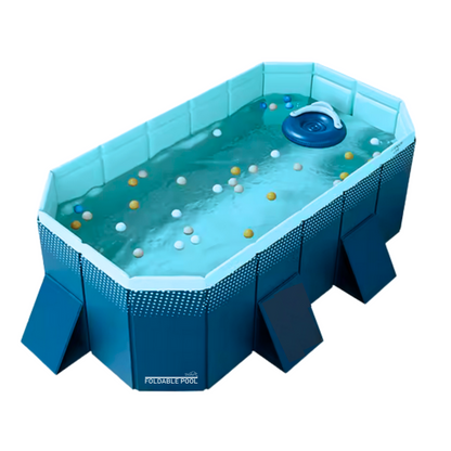Piscina portátil FOLDABLE POOL, capacidad de 600 litros, tamaño M